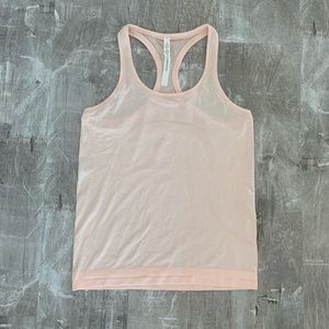 Lululemon sheer/mesh tank top.